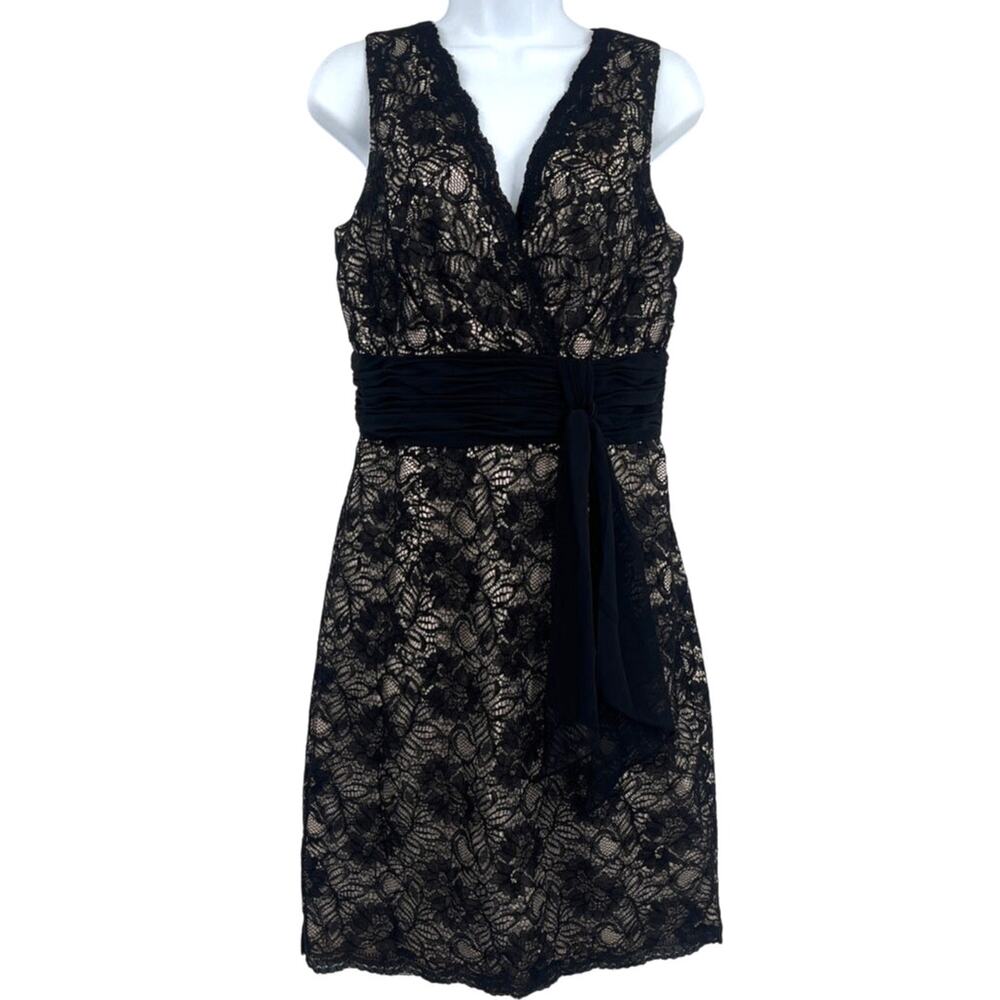 JS Boutique Lace Dress Sz 8 Whimsigoth Romantic Glam Gothic Feminine Holiday